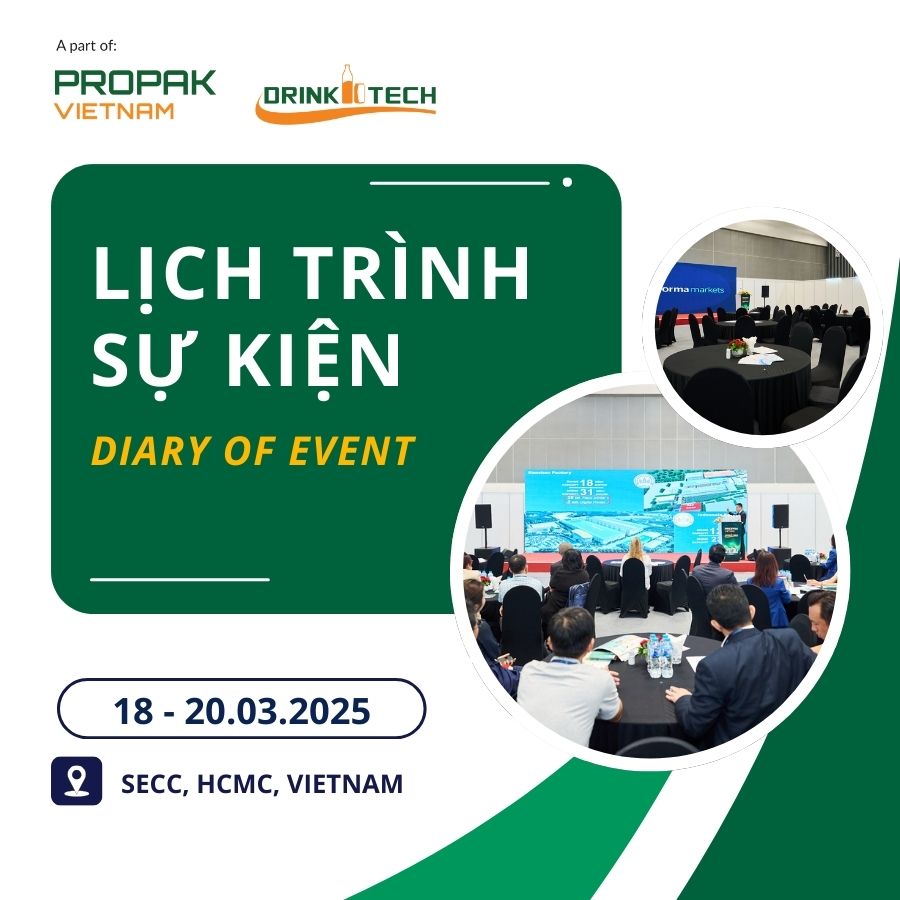 Lịch trình sự kiện tại ProPak Vietnam 2025