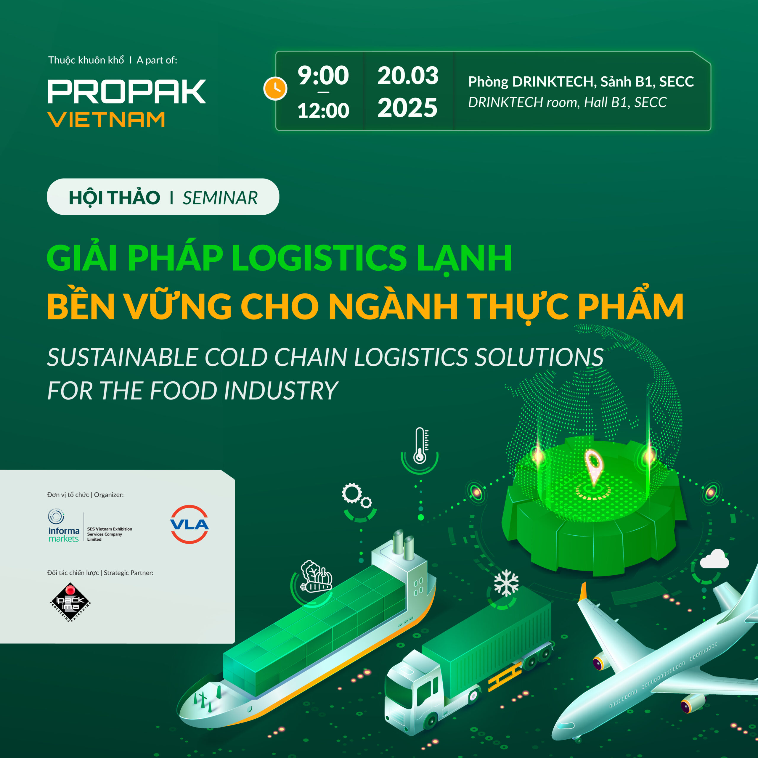 GIẢI PHÁP LOGISTICS LẠNH BỀN VỮNG CHO NGÀNH THỰC PHẨM